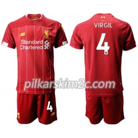 Koszulka Liverpool VIRGIL 4 Dziecięca Główna 2019-2020 - Koszulki Piłkarskie